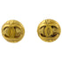 CC Logo Clip-On Earrings Metal Gold-Tone Metal