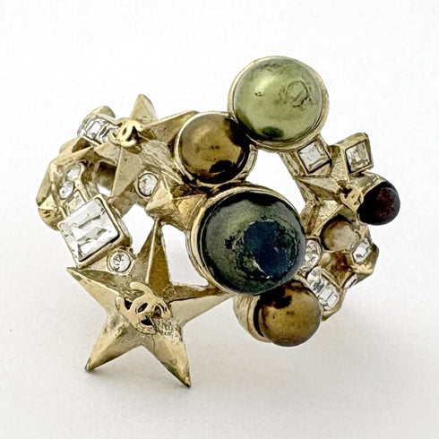 CC Logo Star Ring Metal