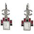 CC Logo Earrings Metal Silver-Tone Metal