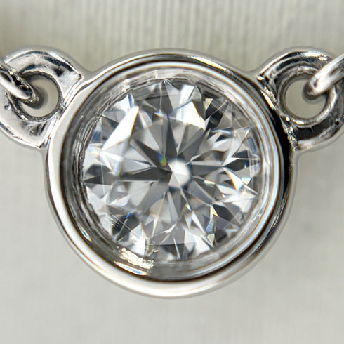 Elsa Peretti Diamonds By The Yard Pendant Necklace Platinum and Diamond
