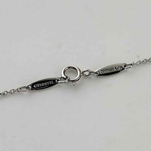 Elsa Peretti Diamonds By The Yard Pendant Necklace Platinum and Diamond