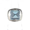 Pyramide Ring With Topaz