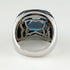 Pyramide Ring With Topaz