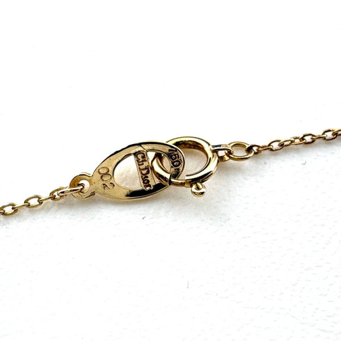 Pendant Necklace 18K Yellow Gold with Small Diamonds