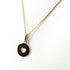 Heart Medal Pendant Necklace 18K Yellow Gold