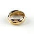 Vendome Louis Cartier Band Ring 18K Tricolor Gold