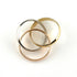 Vendome Louis Cartier Band Ring 18K Tricolor Gold