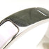 Bangle Enamel and Metal Silver and White Bracelet