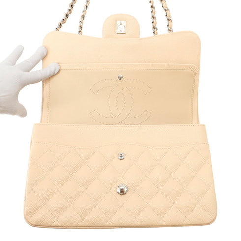 Classic Double Flap Bag Quilted Caviar Jumbo