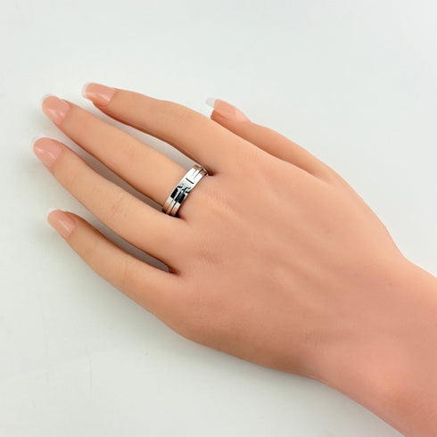 T Two Ring 18K Yellow Gold