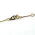 Ribbon Motif Pendant Necklace 18K Yellow Gold with Diamond