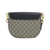 Padlock Saddle Shoulder Bag GG Coated Canvas and Leather Medium