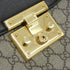 Padlock Saddle Shoulder Bag GG Coated Canvas and Leather Medium