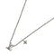 Pendant Necklace Rhinestone and Silver