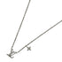 Pendant Necklace Rhinestone and Silver
