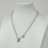 Pendant Necklace Rhinestone and Silver