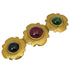 Brooch Gold With Colored Stone