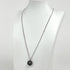CC Logo Pendant Necklace Silver-Tone Metal