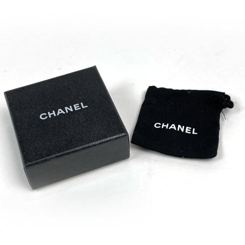 CC Logo Pendant Necklace Silver-Tone Metal