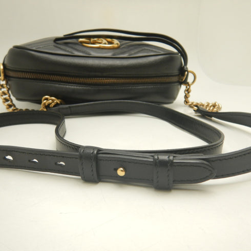 GG Marmont Shoulder Bag Matelasse Leather Small