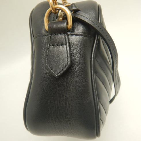 GG Marmont Shoulder Bag Matelasse Leather Small