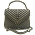 Classic Monogram College Bag Matelasse Chevron Leather Medium