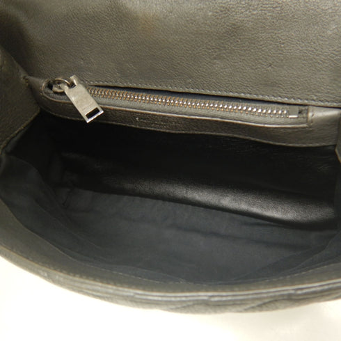 Classic Monogram College Bag Matelasse Chevron Leather Medium