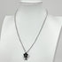 CC Logo Flower Pendant Necklace Metal