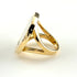Ring 18K Yellow Gold with Shell Inlay