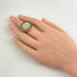 Ring 18K Yellow Gold with Shell Inlay