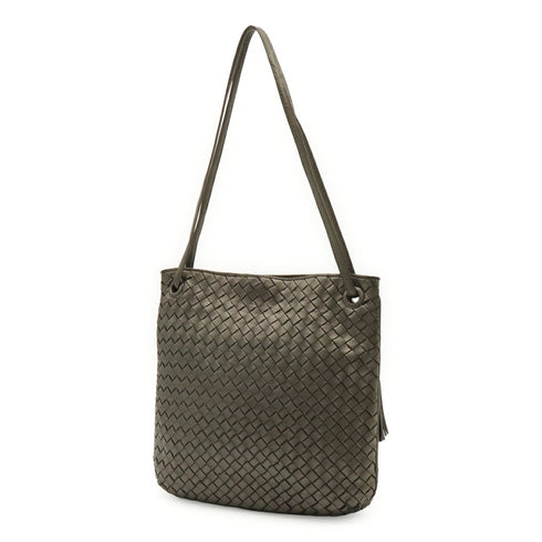 Flat Messenger Bag Intrecciato Nappa Medium