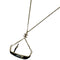 CC Logo Pendant Necklace Metal