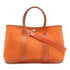 Garden Party Tote Toile and Leather 30