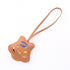 Charm Agneau Milo Brown Multi-Color Handbag Charm
