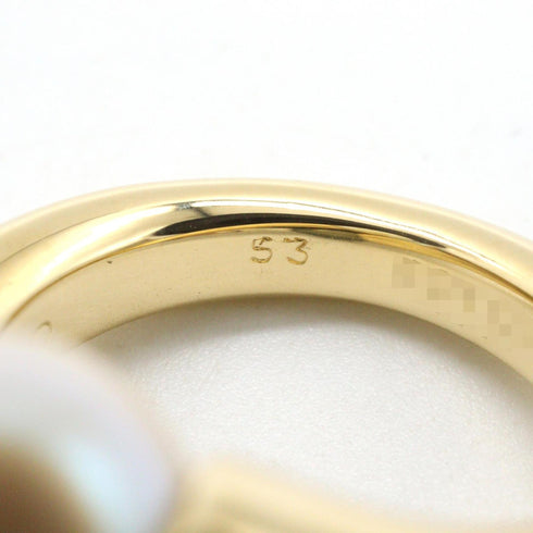 Ring 18K Yellow Gold with Pearl
