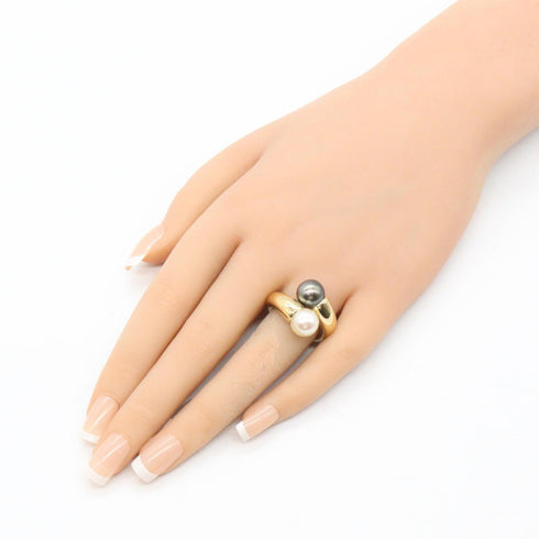 Ring 18K Yellow Gold with Pearl