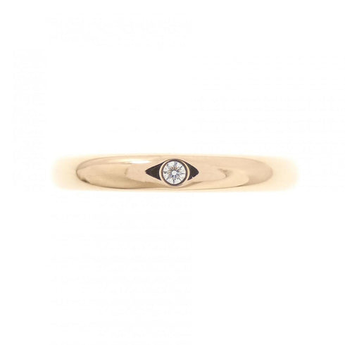 Ring 18K Rose Gold with Diamond