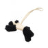 Charm Agneau Milo Black and White Handbag Charm
