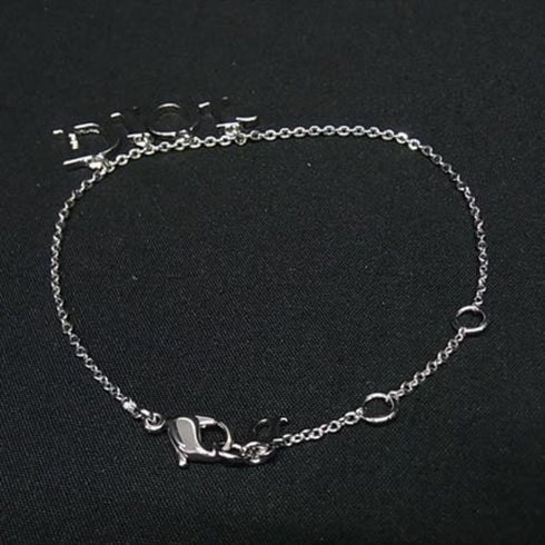 Charm Bracelet Metal and Rhinestone
