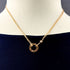 Love Circle Pendant Necklace 18K Rose Gold with Diamond