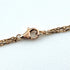 Love Circle Pendant Necklace 18K Rose Gold with Diamond