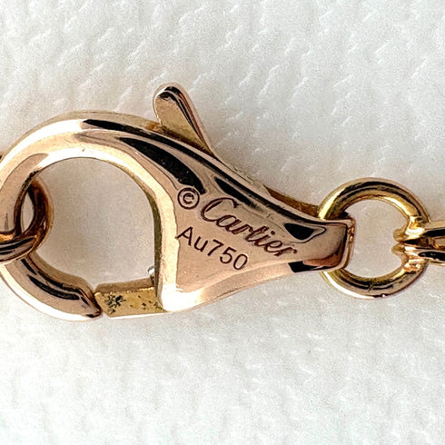 Love Circle Pendant Necklace 18K Rose Gold with Diamond