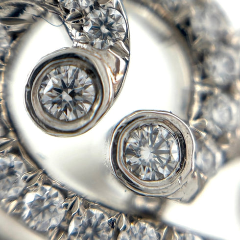 Enchant Double Heart Ring Platinum with Diamond