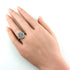 Enchant Double Heart Ring Platinum with Diamond