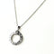 Circle Pendant Necklace with Diamond