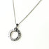 Circle Pendant Necklace with Diamond