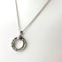 Circle Pendant Necklace with Diamond