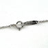 Open Circle Pendant Necklace Platinum Mini with Diamond
