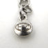 CC Logo Pendant Necklace Silver-Tone Metal