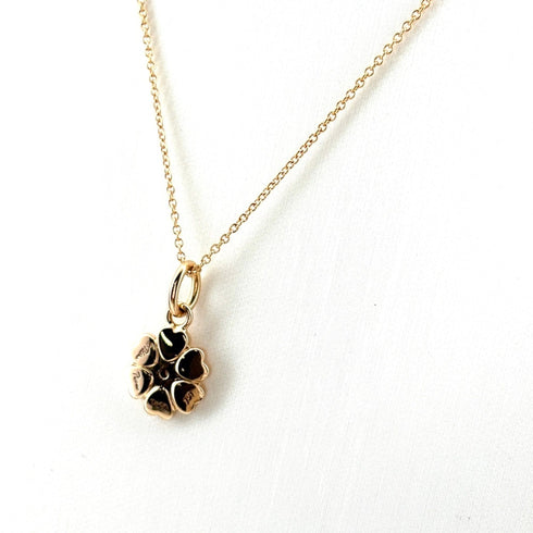 Pendant Necklace 18K Rose Gold with Diamond